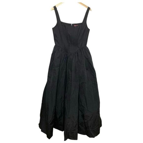 Staud Landscape Maxi Dress In Black 2 NWT - Picture 3 of 7